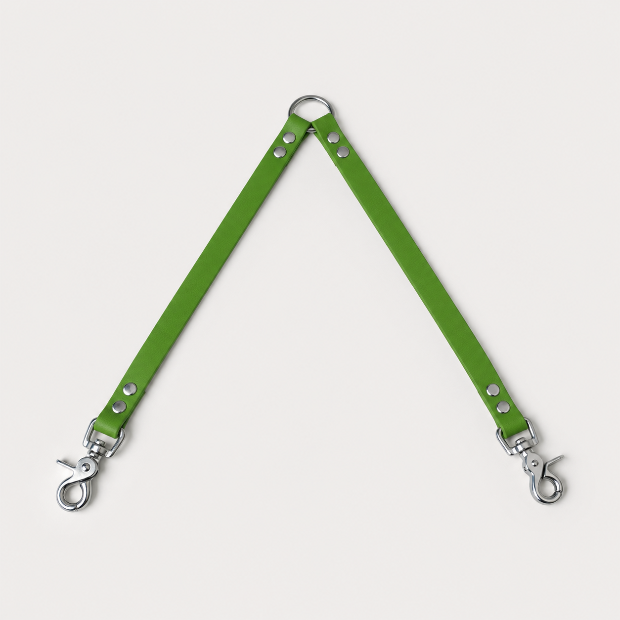 Coupleur de laisse pour chien vert kaki 16mm waterproof fait main à Marseille — L'Atelier du Chien Français