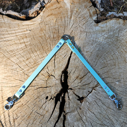 COUPLEUR DE LAISSE BLEU PASTEL