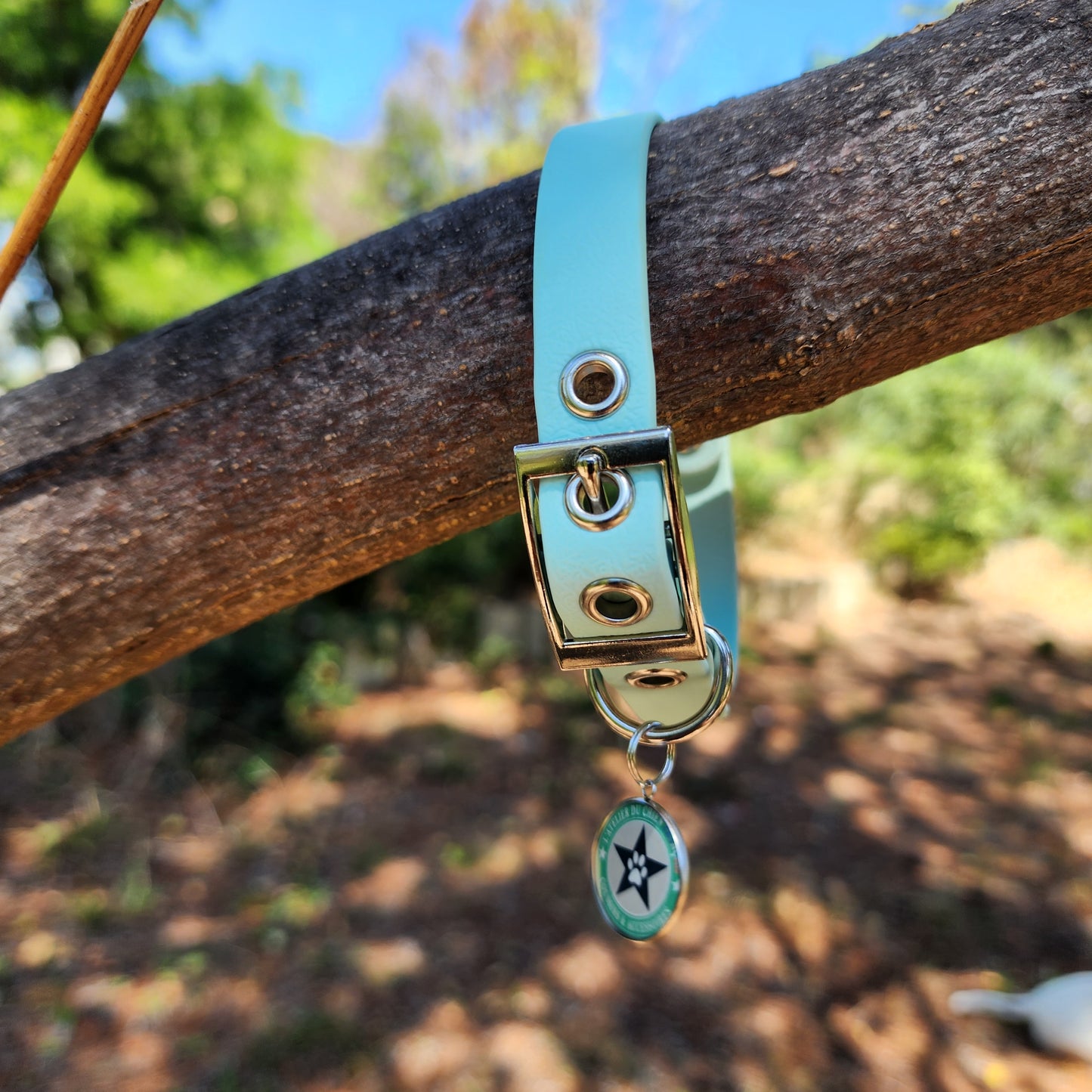 COLLIER BLEU PASTEL