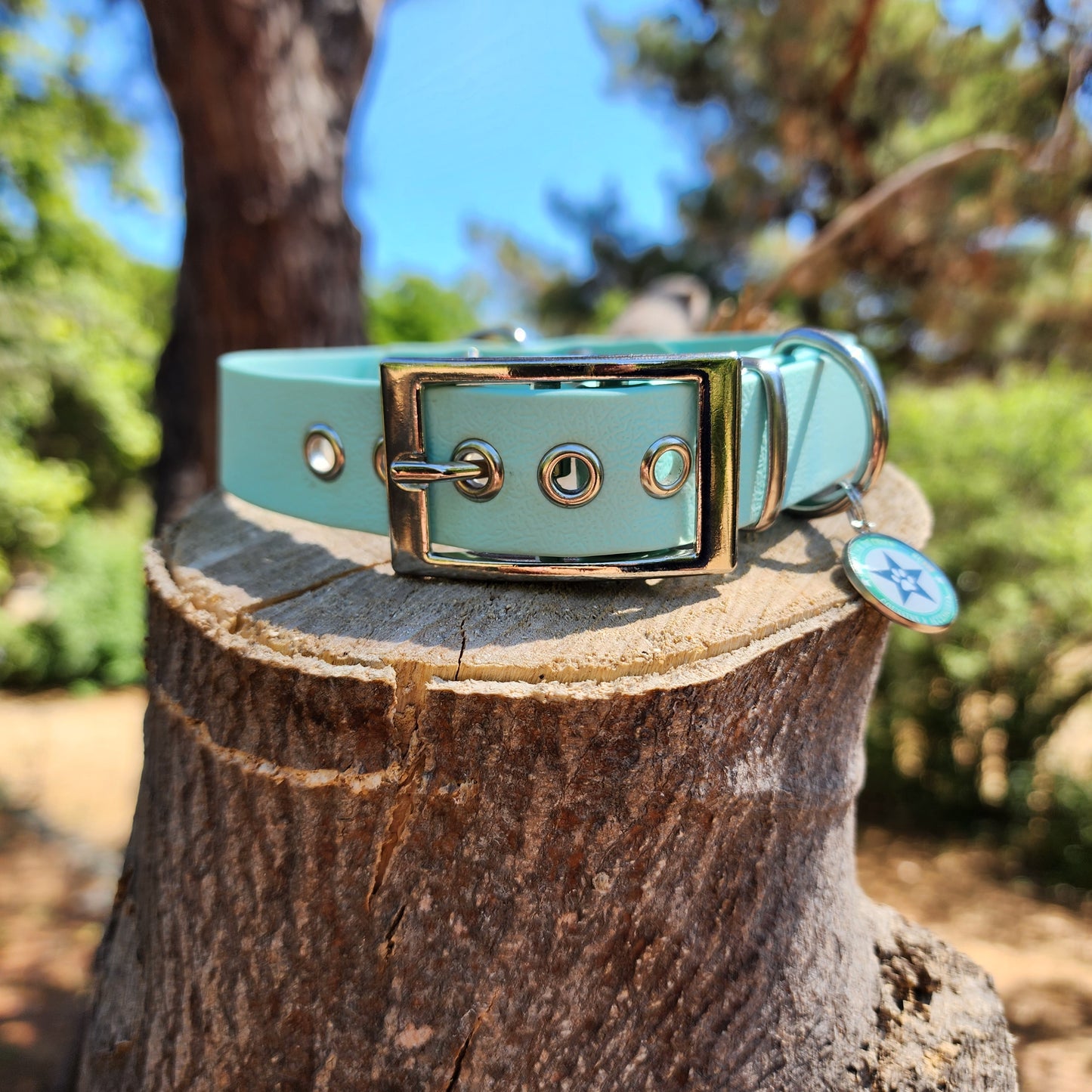 COLLIER BLEU PASTEL