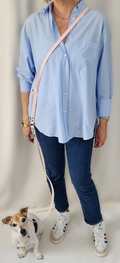 LAISSE BANDOULIERE BABY PINK