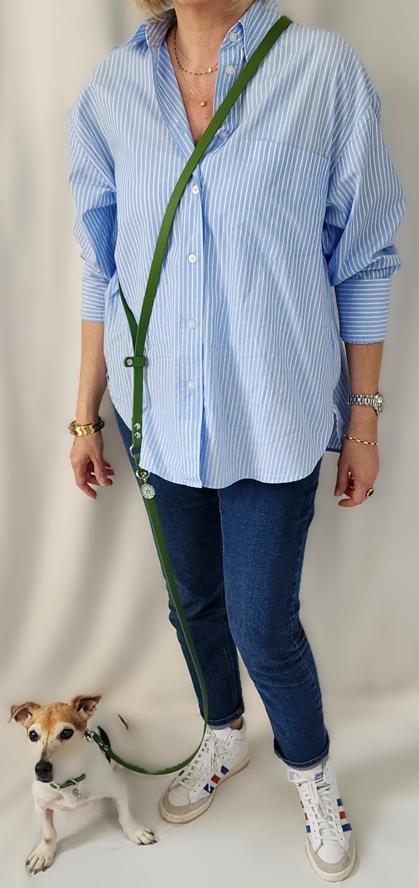 LAISSE BANDOULIERE OLIVE