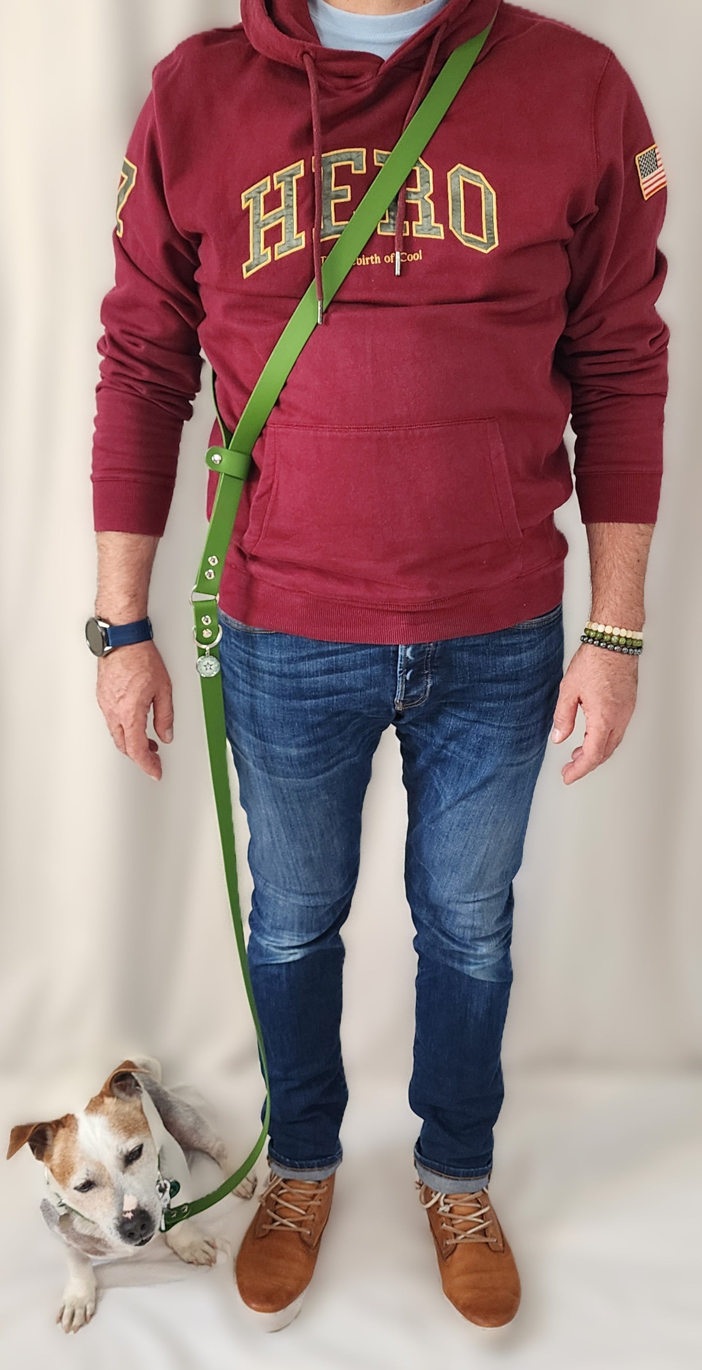 LAISSE BANDOULIERE OLIVE