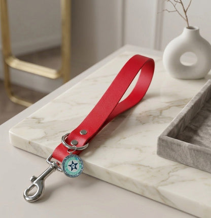 poignée pour chien cerise 25mm waterproof fait main à Marseille — L'Atelier du Chien Français
