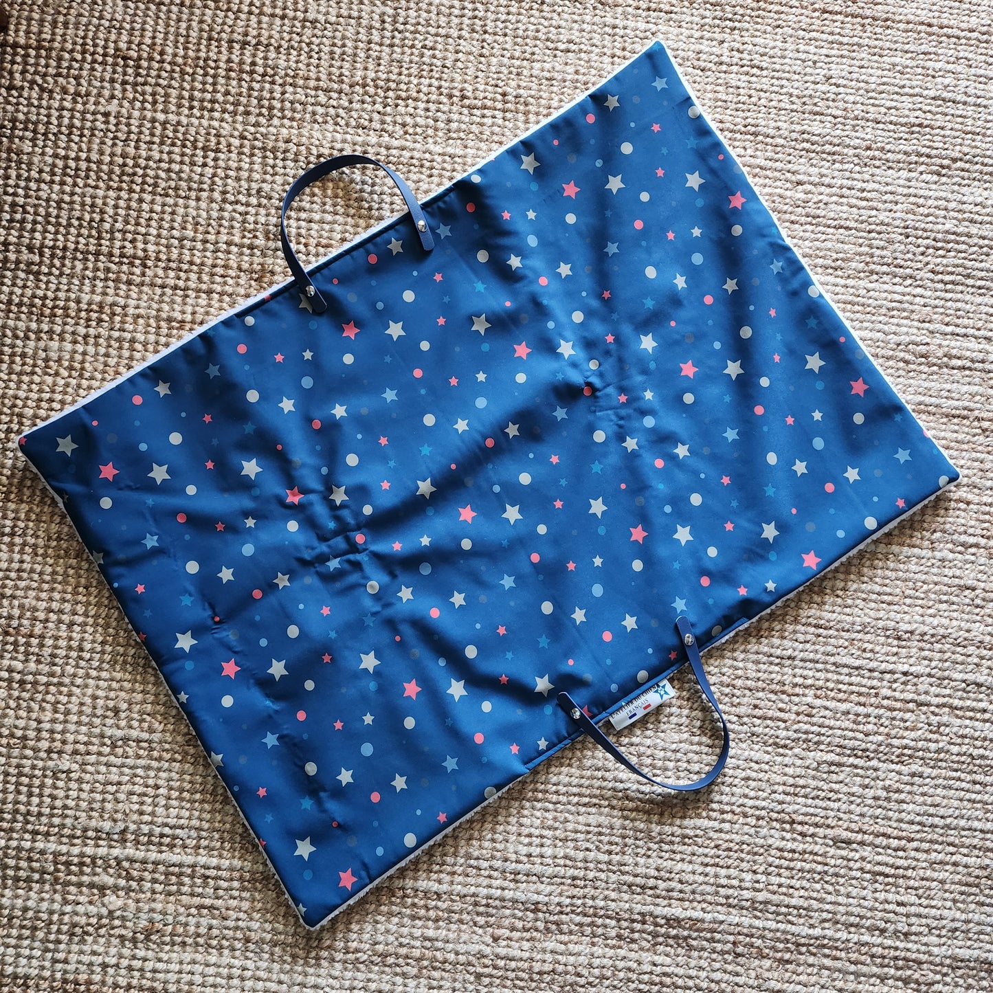 TAPIS DE VOYAGE BLEU
